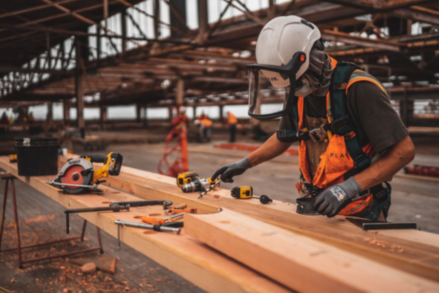 construction work on site